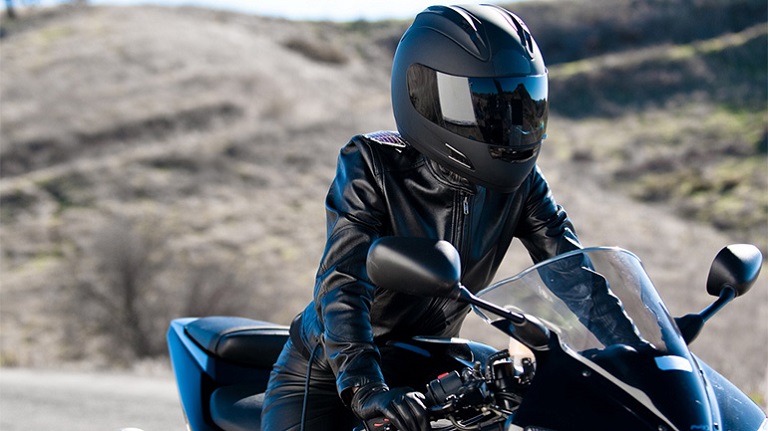 Girl Riding Motorcycle