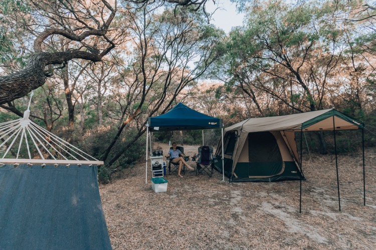 Best Camping Setup in Woods Camping Gazebo