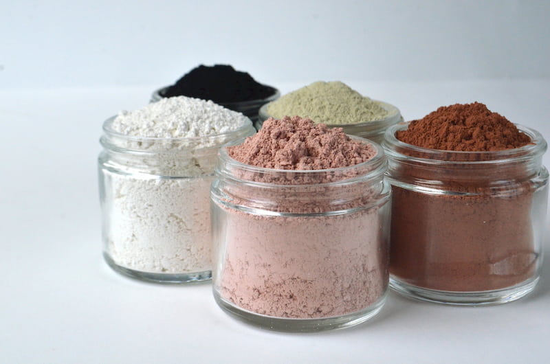 powder clay masks