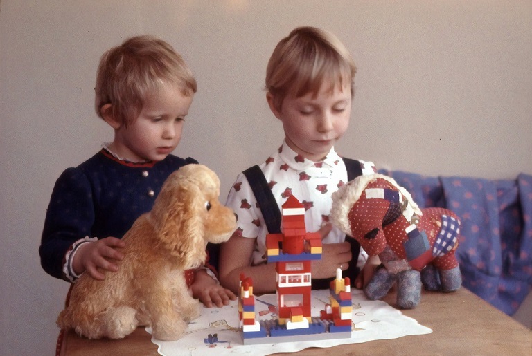 picture of two boys playtime with educational toys