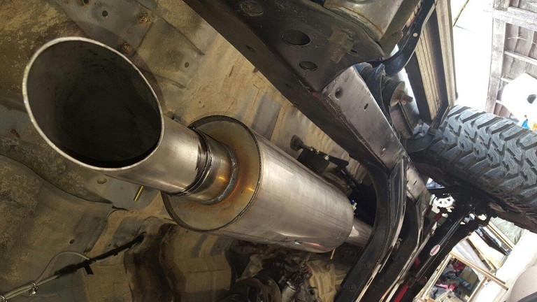 toyota land cruiser exhaust system