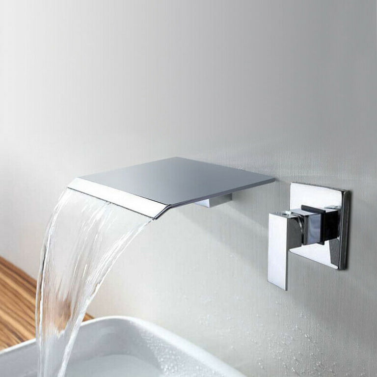 wall mounted waterfall sink