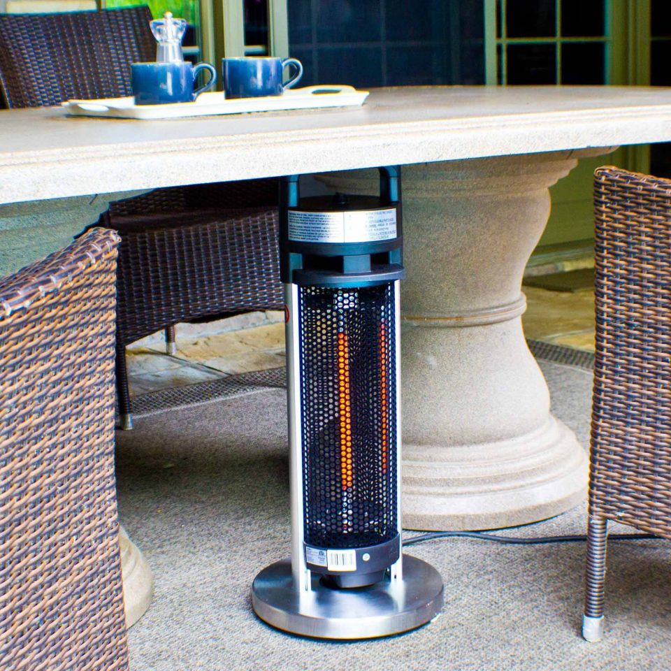 Under the table electic infrared heater