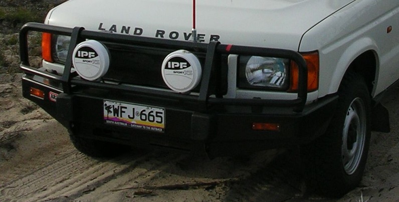 bullbar on land rover