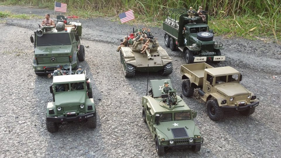 rc military toys and trucks