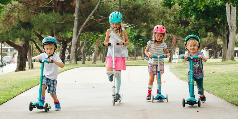 Kids on Scooters