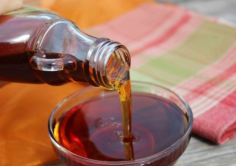 maple syrup as liquid sweetener