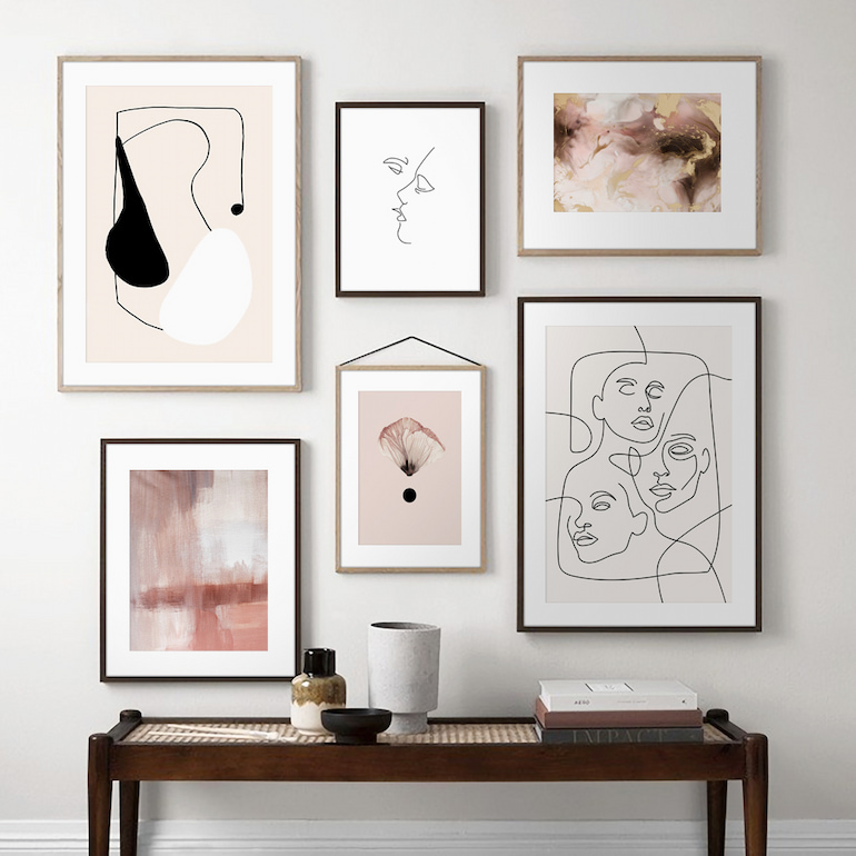 nordic wall art posters