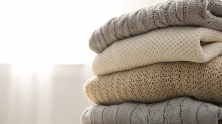 cashmere sweaters in neutral colours