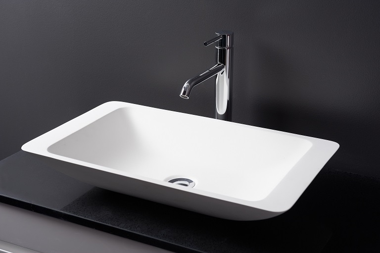 Solid surface basin