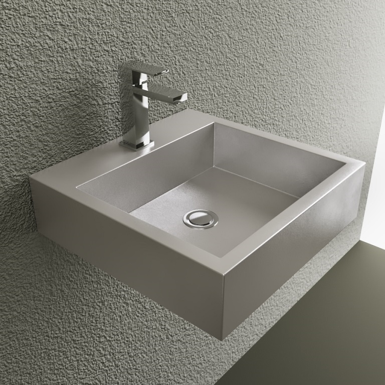 Stainless steel basin