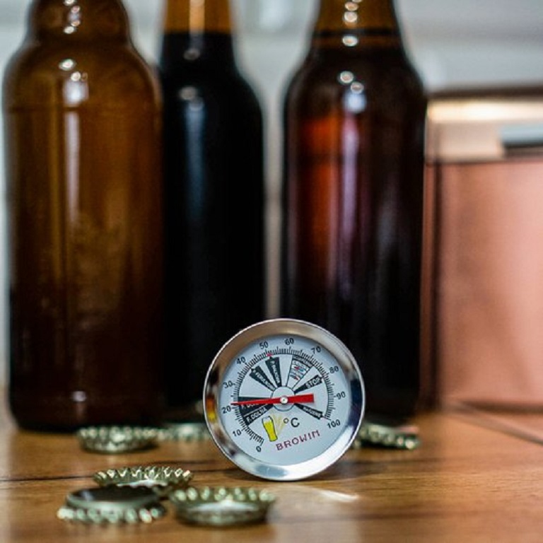 thumbnail image 2 of Brewcraft 11.625" Glass Floating Thermometer – Essential For Homebrewing Beer & Fermenting 2 of 14
