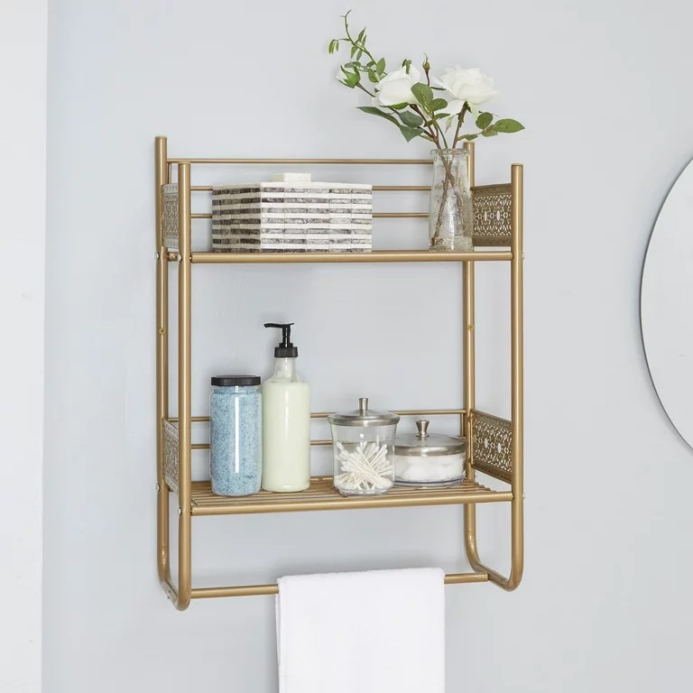 Bathroom shelves