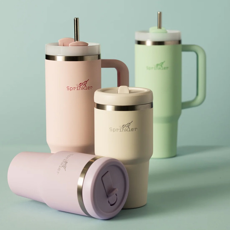 Sprinkler Murphy Insulated Bottle with Strap 1L - Lilac