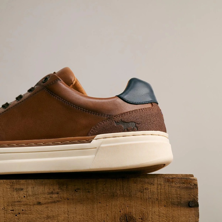 Times Casual Shoes Tan Polished